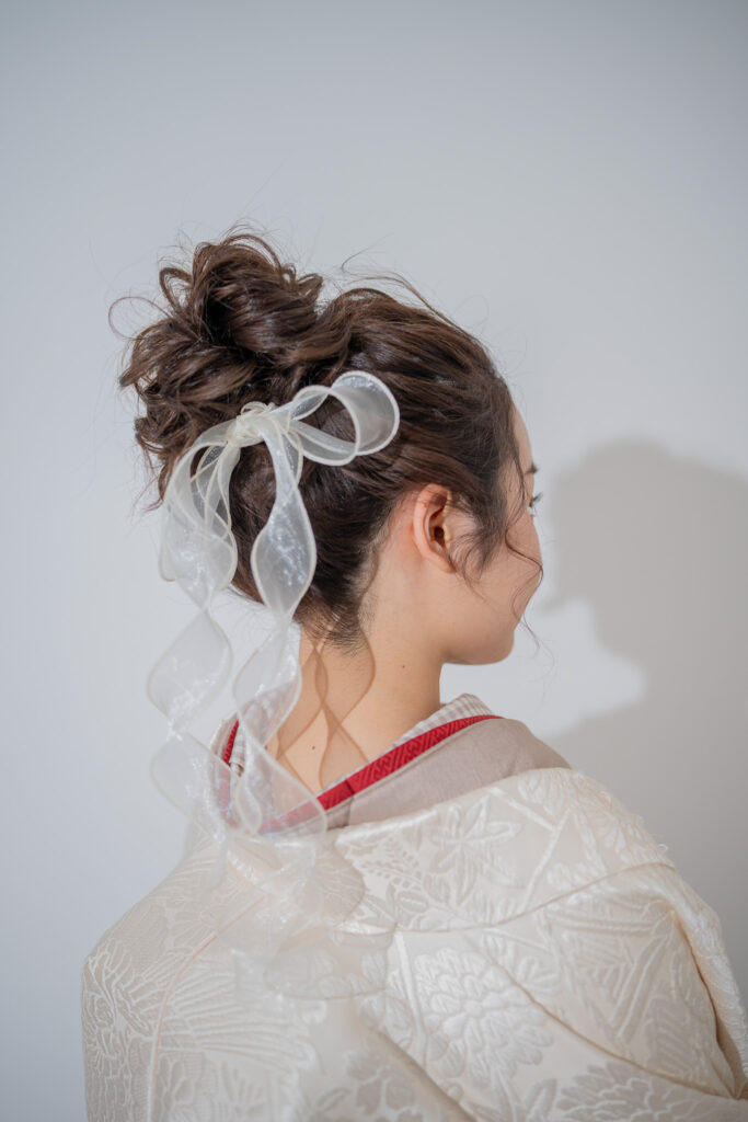 白無垢和装ヘア アップスタイル 花嫁