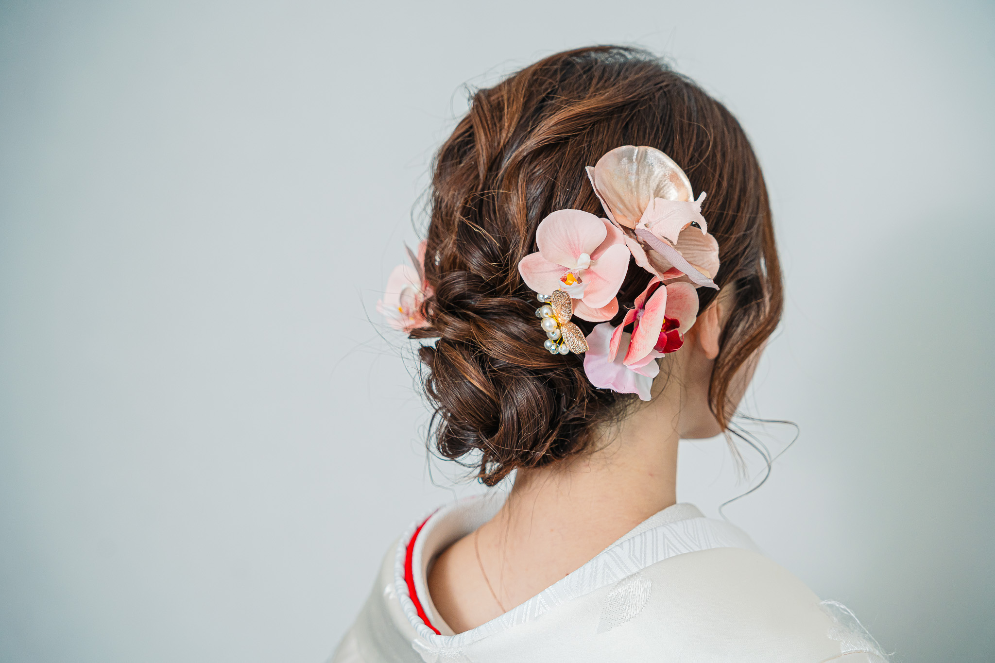和装ヘアスタイル 白無垢