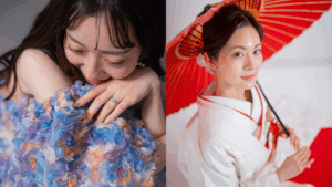 和装と洋装の花嫁様