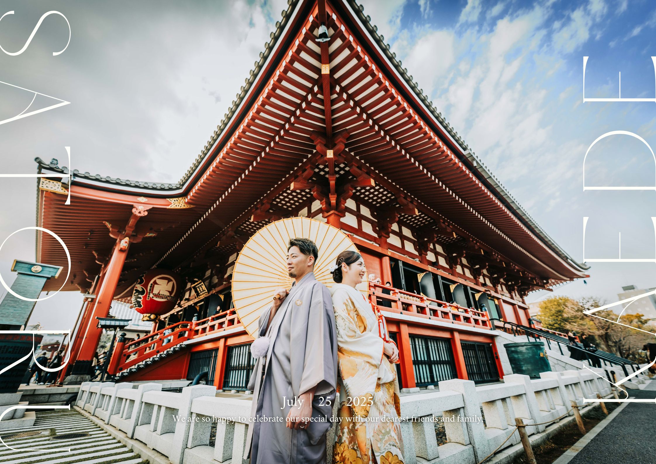 オープニングムービーと浅草ロケーションフォトの撮影様子