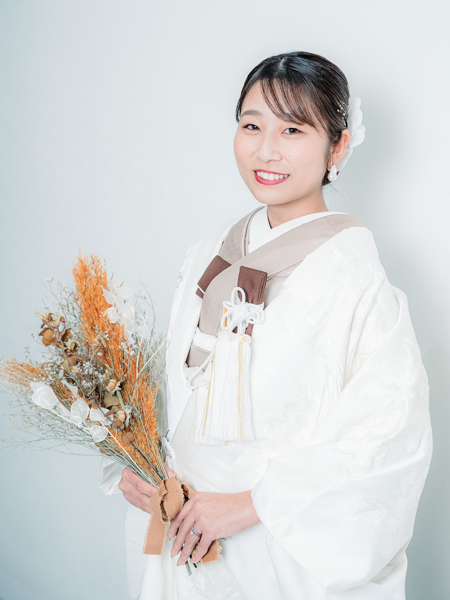 和装前撮り 東京 色掛下 カフェラテ